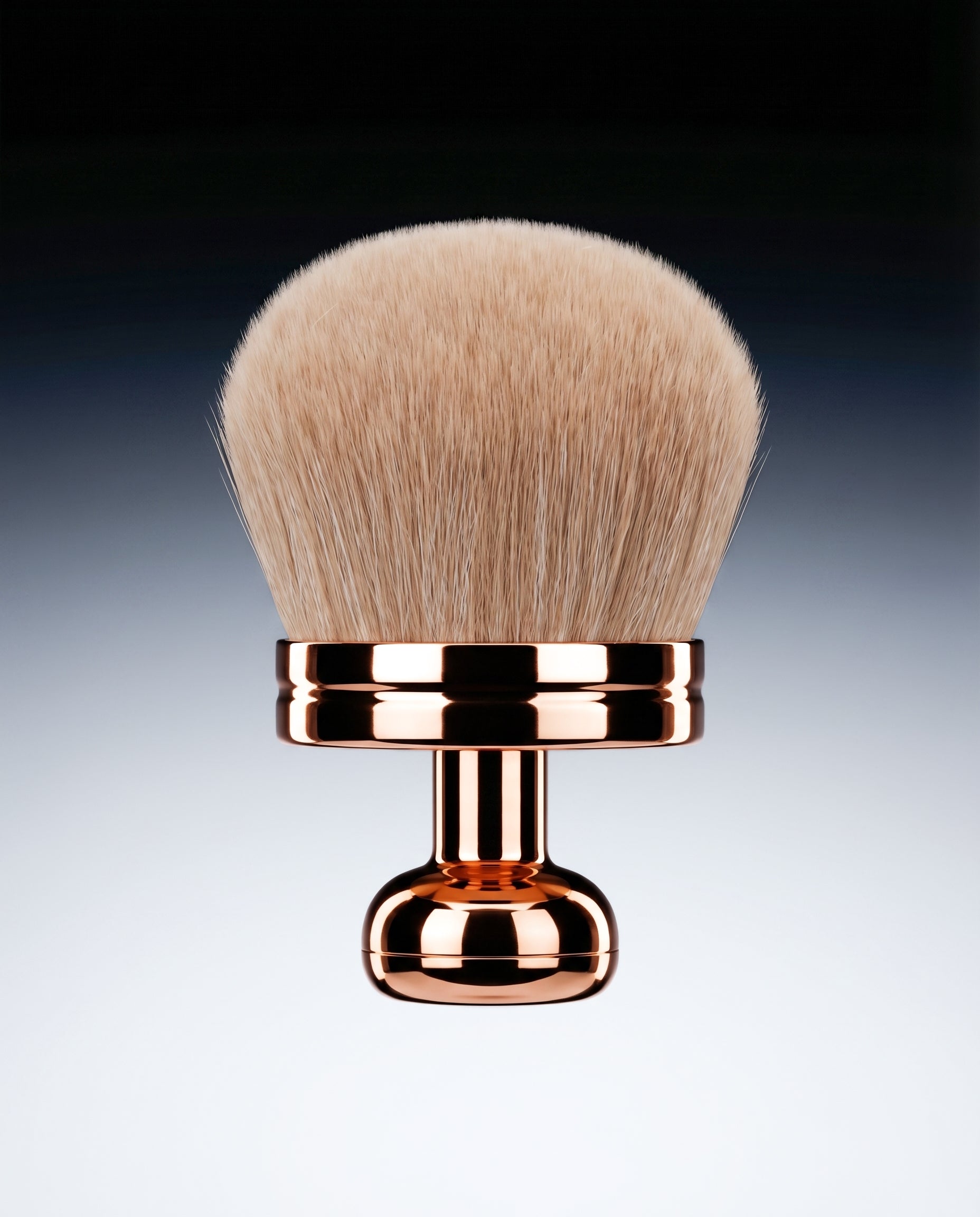 Kabuki Brush With Rose Gold Base